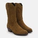 Женские сапоги замшевые Cafe Moda 2LL0391201 3100 HF 36 Коричневые (8721208040774) - изображение 3