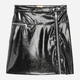Юбка из искусственной кожи мини осенняя женская H&M 0566473_07 32 Черная (KAY2000000405834) - изображение 1
