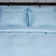 Комплект постельного белья Moon&Star Семейный 160х220х2 наволочки 4х50х70 Satin Stripe Ocean Calm (MS-820008678) - изображение 3