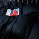 Комплект постельного белья Moon&Star Полуторный 143х210 наволочки 2х50х70 Satin Premium Black Velvet (MS-820008486) - изображение 8
