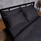 Комплект постельного белья Moon&Star Семейный 160х220х2 наволочки 2х70х70 Satin Stripe Dark Serenity (MS-820008607) - изображение 4