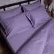 Комплект постельного белья Moon&Star Семейный 143х210х2 наволочки 4х50х70 Satin Stripe Soft Lilac (MS-820008708) - изображение 4
