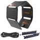 Портативная солнечная складная панель FlexSolar 40W (IP67) с кабелем DC5521 и набором переходников - изображение 1