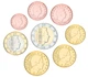 Набор монет Люксембург набор из 8 монет евро 2024 UNC 1, 2, 5, 10, 20, 50 евроцентов, 1, 2 евро - изображение 1