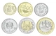 Набор монет Марокко набор из 6 монет 2023 UNC 10, 20, 50 сантим, 1, 5, 10 дирхам - изображение 1