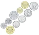 Набір монет Україна набір з 10 монет 2012-2020 UNC 1, 2, 5, 10, 25, 50 копійок, 1, 2, 5, 10 гривень - зображення 2