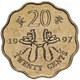 Монета Гонконг 20 центів 1997 AU-UNC (KM#73) - зображення 1