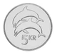 Монета Исландия 5 крон 2008 UNC Дельфины - изображение 1