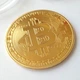 монета BTC Биткоин Bitcoin в брелке gold - изображение 10