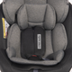 Безопасное детское автокресло-ребордер Lynx вращение на 360° Isofix 0-36 кг Black Graphite Lorelli Графитовый - изображение 6