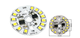 Светодиодный LED-модуль 7Вт, 35мм AC220В плата для ремонта ламп 7Вт, теплый белый - изображение 3