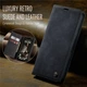 Чехол-книжка CaseMe из нубука для iPhone 16 Plus Черный - изображение 5
