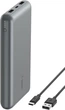 Портативный аккумулятор Belkin Power Bank 20000 мАч 15 Вт Серый (BPB012BTGY) - изображение 4