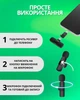 Мікрофон бездротовий петличний Linktech, портативний міні-мікрофон для аудіо та відео для iPhone, Android - зображення 2