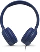 Наушники JBL Tune 500, 3.5 мм, микрофон,однокнопочный пульт управленя, технология "Pure Bass", поддержка Siri та Google Now, Blue - изображение 4