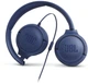 Наушники JBL Tune 500, 3.5 мм, микрофон,однокнопочный пульт управленя, технология "Pure Bass", поддержка Siri та Google Now, Blue - изображение 6