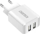 Мережевий зарядний пристрій Choetech C0030 2xUSB-A 5В 2A Білий - зображення 1
