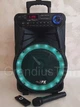 Акустика з мікрофоном ZPX ZX-7771 350W, портативна колонка, з пультом ду, переносна потужна колонка з підсвічуванням - зображення 3