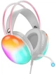 Навушники HOCO W109 Plus Rich, USB, 2m, LED, 7.1 channel gaming headphones WHITE - зображення 2