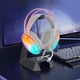 Игровые накладные наушники Hoco W109 Rich, USB, 3.5мм, 2м, Белый - изображение 4