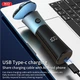 Електробритва XO CF32 для голення портативна аккумуляторна IPX6 600mAh LED-дисплей Синій - зображення 6