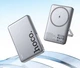 Повербанк HOCO Q36 Sunlight magnetic suction+holder 5000mAh, 1Type-C, 20W, 3A, PD, QC, metal-grey - зображення 4