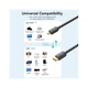 Кабель мультимедийный HDMI M to HDMI mini M 1.5m V2.0 4K60Hz Vention (AGHBG) - изображение 5