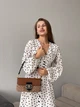 Женская сумка Coach Morgan бежевый кросс боди Premium - изображение 3