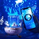Музичний проєктор-нічник WH-E11-02 з Bluetooth і пультом Карусель зайчиків - зображення 3
