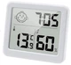 Комнатный термометр гигрометр часы cx-0813 цифровой с LED дисплеем градусник влагомер (799058846-1) Белый - изображение 2
