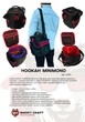 Чорна сумка Smoky Craft Mini Mono для транспортування кальяну - зображення 2
