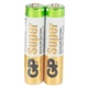 Батарейка щелочная алкалиновая GP Super Alkaline LR03 AAA 24A 1.5V Gold-Green (2 шт) - изображение 1