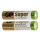 Батарейка щелочная алкалиновая GP Super Alkaline LR03 AAA 24A 1.5V Gold-Green (2 шт) - изображение 4