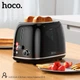 Тостер электрический горизонтальный HOCO HJD11A Kitchen retro toaster |850W, 220W, 38-мм слоты, 6 уровней работы, автоматический, для хлеба, на 2 тоста| Черный - изображение 6