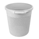 Ведро для мусора MVM BIN-09 9л Серое (BIN-09 9L GRAY) - изображение 2