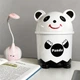 Ведро для мусора MVM настольное с крышкой BIN-07 3.2л Белое (BIN-07 3.2L WHITE) - изображение 3