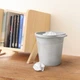 Ведро для мусора MVM BIN-09 9л Серое (BIN-09 9L GRAY) - изображение 5
