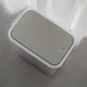 Ведро для мусора MVM с крышкой BIN-04 10 л Серое (BIN-04 10L GRAY) - изображение 3