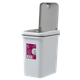 Ведро для мусора MVM с крышкой BIN-04 6л Серое (BIN-04 6L GRAY) - изображение 3