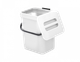 Ведро для мусора MVM с крышкой BIN-11 5л Бело-антрацитовое (BIN-11 5L WHITE/ANTHRACITE) - изображение 2