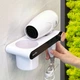 Полиця з тримачем для фена BP-33 клейка Біло-чорна (BP-33 WHITE/BLACK) - зображення 5