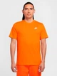 Футболка хлопковая длинная мужская Nike Sportwear Club AR4997-819 M Оранжевая (197600474956) - изображение 1