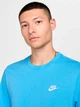 Футболка хлопковая длинная мужская Nike Sportwear Club AR4997-412 L Голубая (197859531820) - изображение 4
