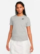 Футболка хлопковая женская Nike Sportswear Club Essentials DX7902-063 S Серая (196153999039) - изображение 1