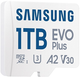 Карта пам'яті Samsung Evo Plus microSDXC 1TB UHS-I U3 V30 A2 + SD адаптер (MB-MC1T0SA/EU) - зображення 3