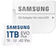 Карта пам'яті Samsung Evo Plus microSDXC 1TB UHS-I U3 V30 A2 + SD адаптер (MB-MC1T0SA/EU) - зображення 4