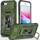 Ударопрочный чехол Camshield Army Ring для Apple iPhone 7 / 8 / SE (2020) (4.7") Оливковый / Army Green Без бренда - изображение 4