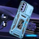Ударопрочный чехол Camshield Army Ring для Samsung Galaxy A26 5G Голубой / Light Blue Без бренда - изображение 2