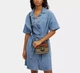 Сумка Coach Morgan Square Crossbody Bag In Blocked Signature Canvas коричневая - изображение 4