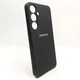 Чехол Silicone case для Samsung S24 FE 5G Black - изображение 3